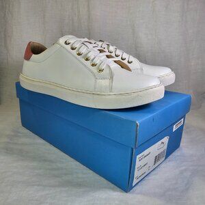 Jack Rogers Rory Leather Sneaker 9 White Rose